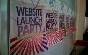 Website launch party image